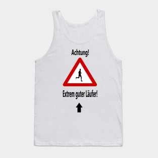 Achtung! Extrem guter Läufer! Tank Top